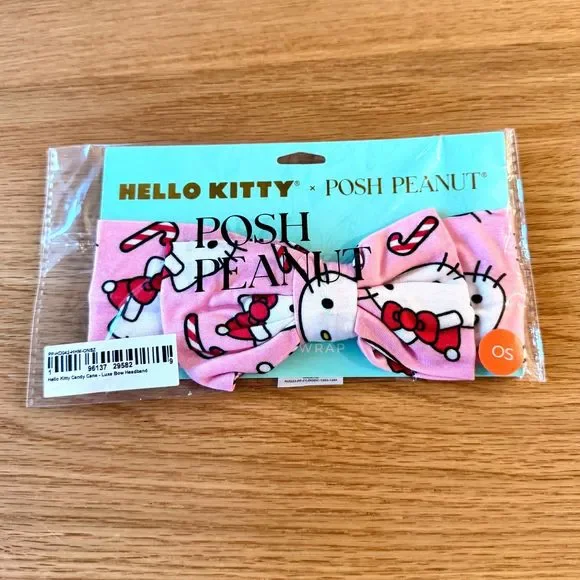 Posh Peanut x Hello Kitty Luxe Bow Headband - NEW - Picture 2 of 4